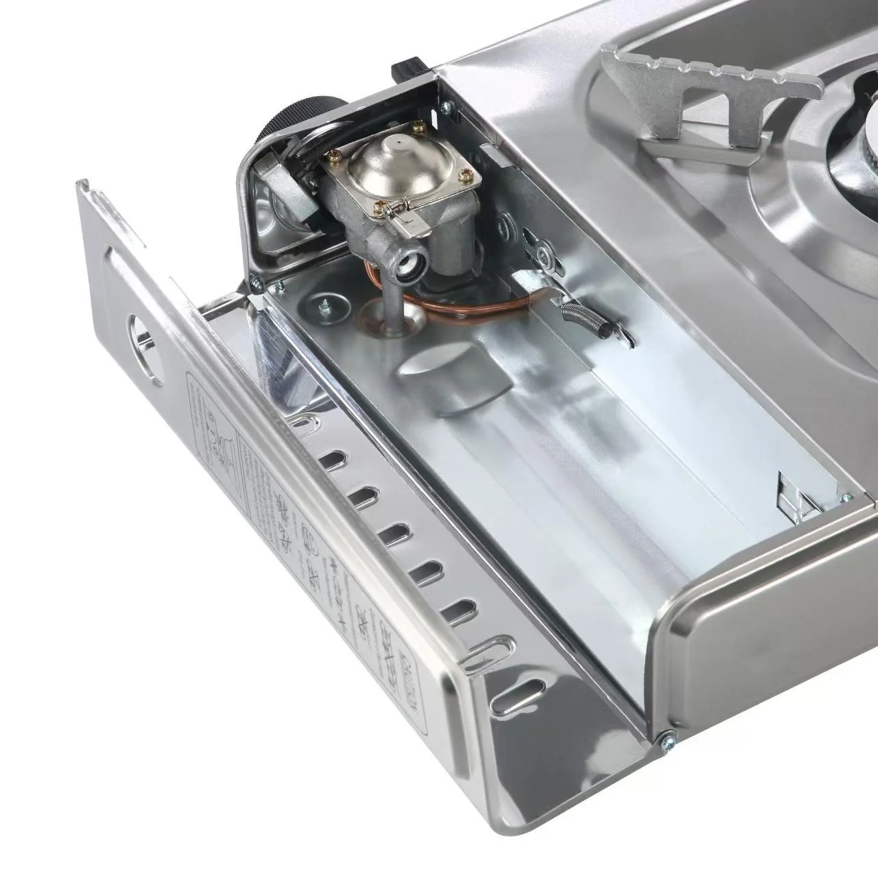 hit productStainless Steel Portable Gas Cassette Stove Outdoor Camping Butane Gas Card Stove for Picnic BBQ Cooking