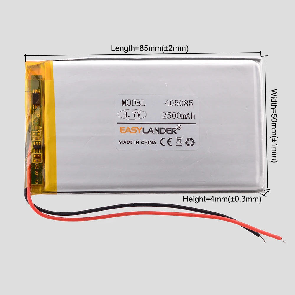 505085 3.7V 3000mAh  Li-Polymer Li-ion Battery  Lipo Batteries  305085 405085 355085 455085