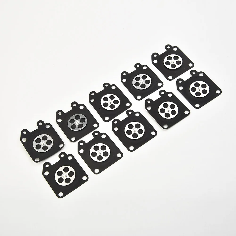 10PCS Gasket & Diaphragm For Walbro 95-526 95-526-9 95-526-9-8 Chainsaw Repair Kit Chainsaw Carburetor Metering Diaphragm