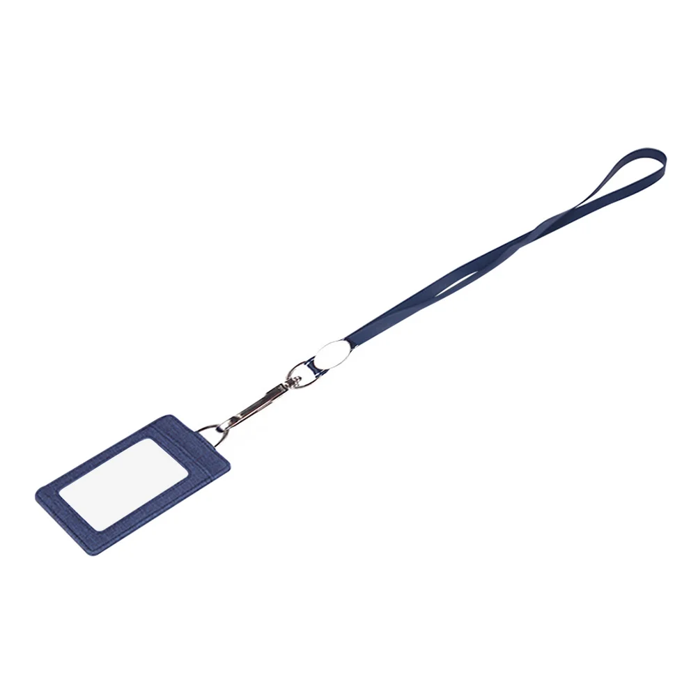 2 قطعة متعددة الوظائف بولي شارة شارة حامل بطاقة الهوية غطاء بطاقات العمل حامل مدخل الحرس شارة تخزين بطاقات الاجتماعات شماعات #1