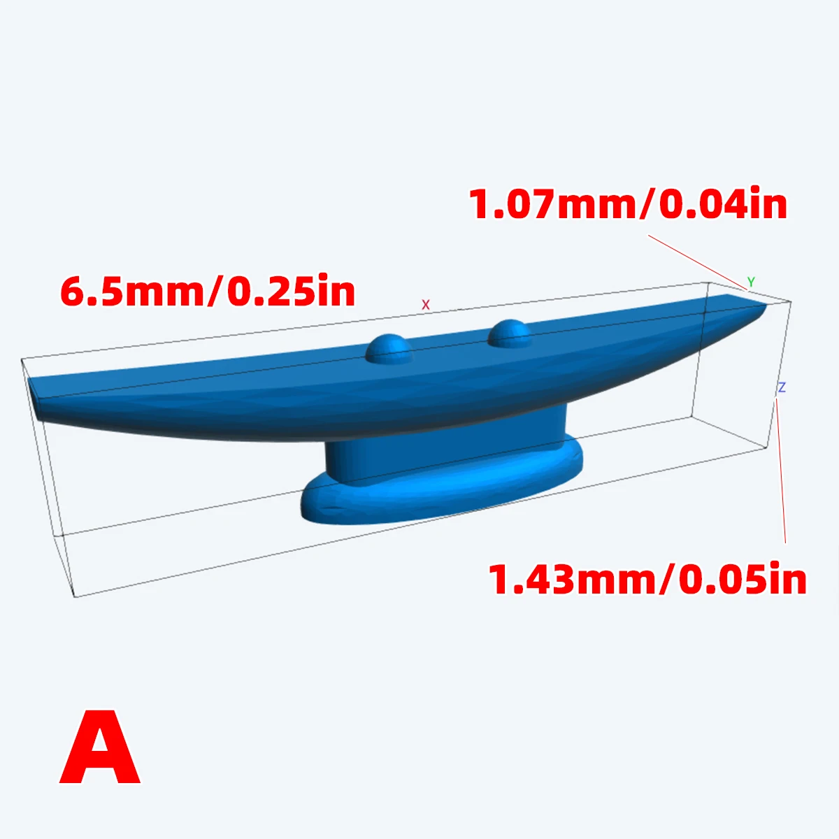 Harz-Modellbausatz-Upgrade: Harz-Ersatzteile und Zubehör – Seilklampe für Segelschiffe und Holzsegelboot-Bausätze – Detail 7