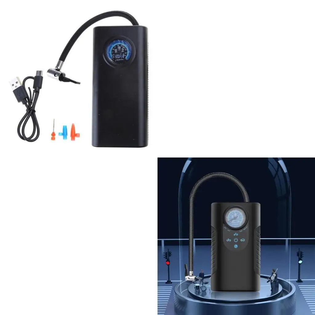 

Электроэлектрический воздушный насос мини -настройка шины 150 фунтов на квадратный дюйм портативный воздушный компрессор