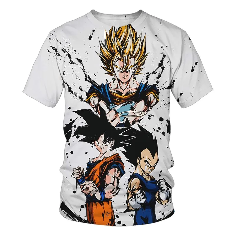 

Son Goku Boys Dragon Ball Z Top Summer T Shirts for Kids Casual Clothes Children Girls Baby T-shirt Streetwear Men Anime Tshirts