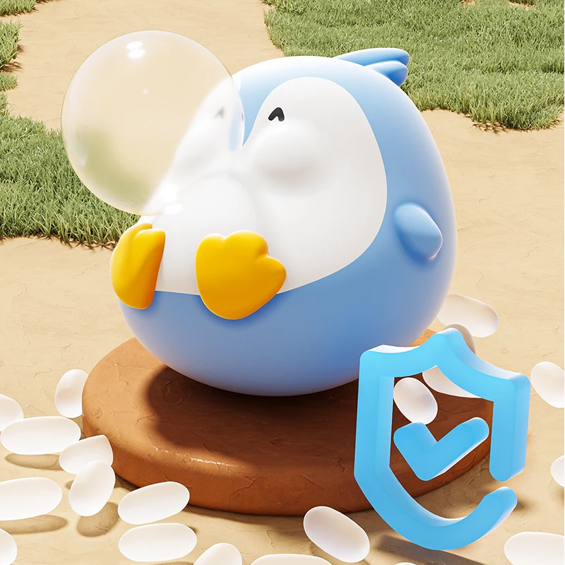 Jouets spongieux pingouin et grenouille mignons – Fidgets d'animaux à bulles, parfaits pour les ventes de stand, excellent cadeau pour les enfants