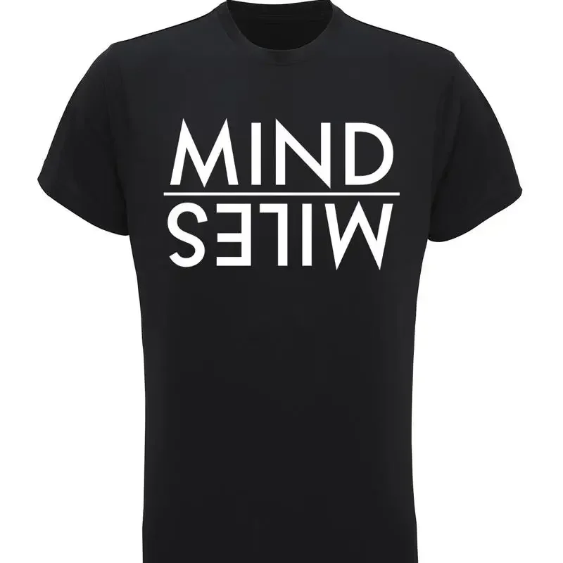 Mens Recycled Performance T Shirt Mind Over Miles Running Jogging Run Gym Tridri