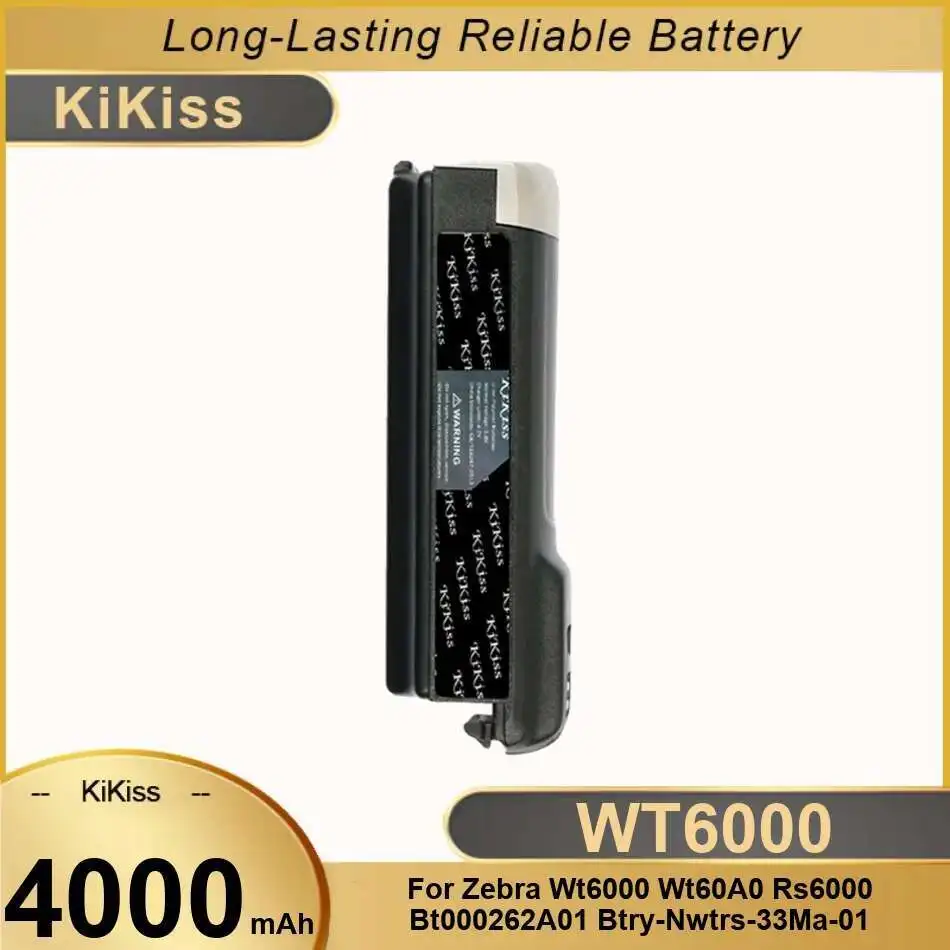 

Быстрая зарядка для Zebra WT6000 WT60A0 RS6000 BT000262A01 Btry-Nwtrs-33MA-01 Портативное терминальное устройство Батарея 4000 мАч Прочный