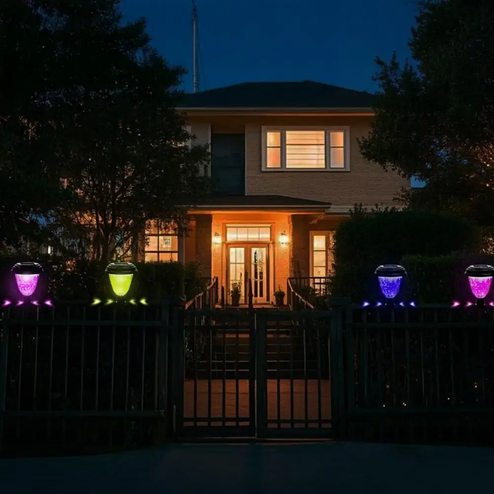 Светодиодный уличный светильник Солнечный палубный светильник Энергосберегающие солнечные фонари для бассейна для палубного забора Автоматическое включение/выключение Светодиодные фонари Простая установка