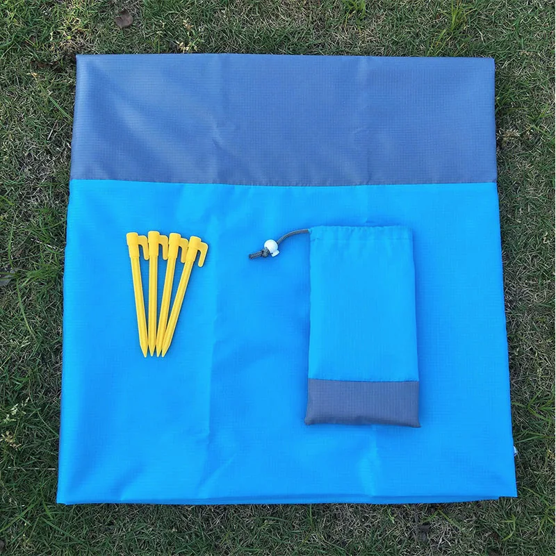 

Waterproof Pocket Beach Blanket Folding Camping Mat Mattress Portable Lightweight Mat Outdoor Picnic Mat Sand Beach Mat