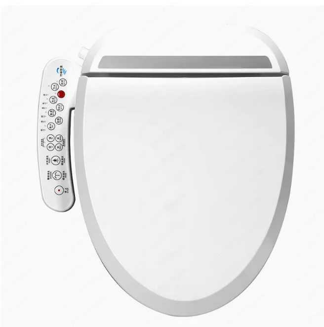 Toilet Smart Heated Bidet Toilet Seat Cover with Warm Air Dryer Water Wind Temperature Adjustable for Smart Home Bathroom WC