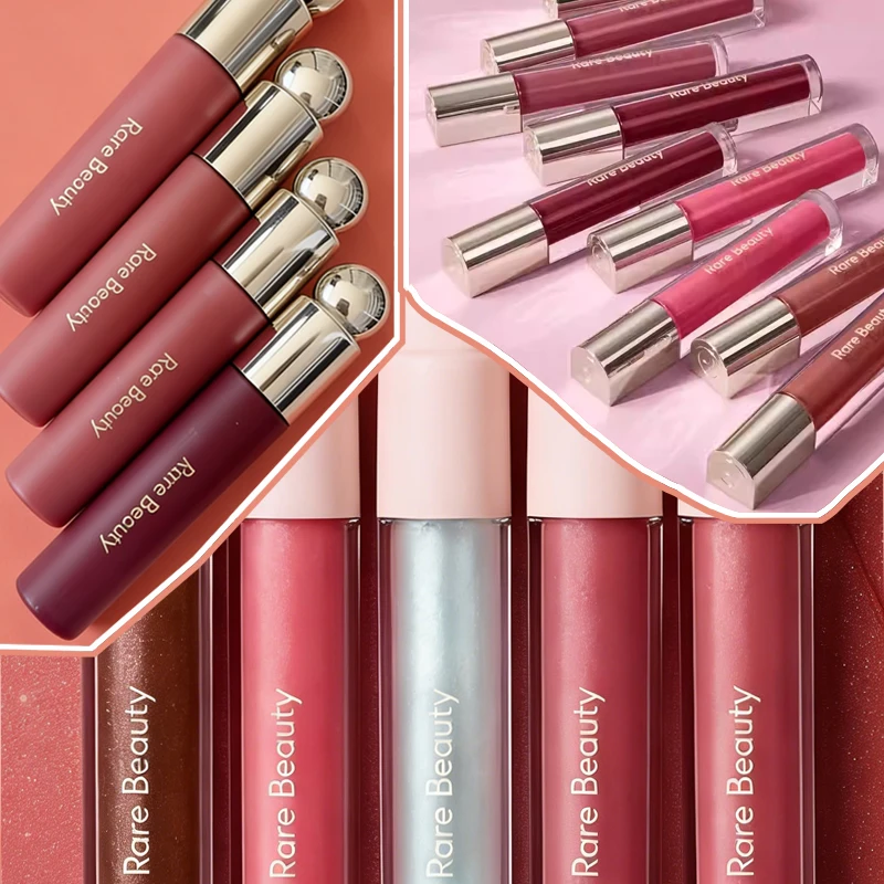 Lápiz Labial Rare Beauty, Varios Tonos Mate, Larga Duración, Cobertura Total, Hidratante, Suave, Color Malva, Gel a la Textura de Aceite, No Pegajoso