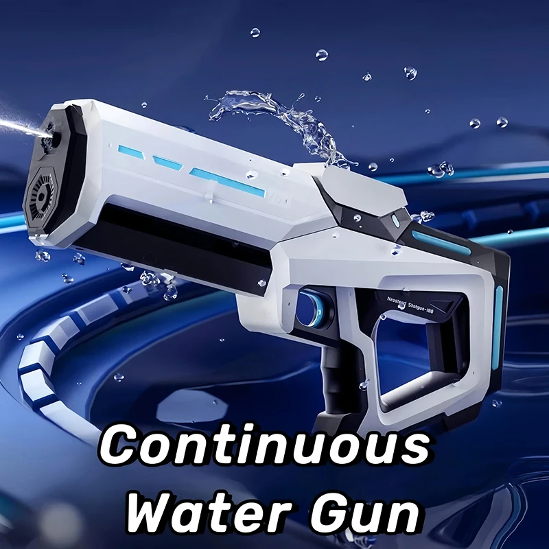 

Electric Water Guns For Adults Powerful Squirt Automatic Water Suction Water Blasters Summer Outdoor Beach Toy For boys Kid Gift