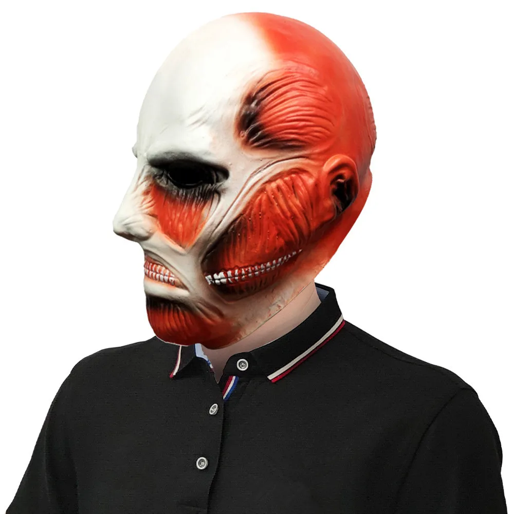 Horror-Totenkopfmaske für Männer Halloween Leichtgewichtig Passend für Erwachsene, für Cosplay, Party, Geisterhaus – Detail 3