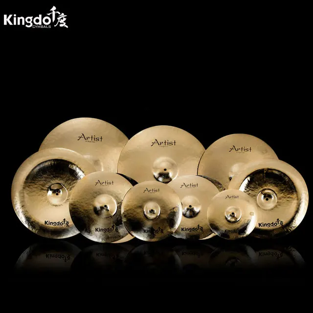 

5 Pieces High Quality Kingdo B20 Handmade Professional Cymbals Set