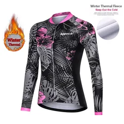 Mieyco Women Winter Cycling Jacket Warm Windproof MTB Jackets Coat Ciclismo Maillot Bicycle Clothing Thermal Fleece Jacket