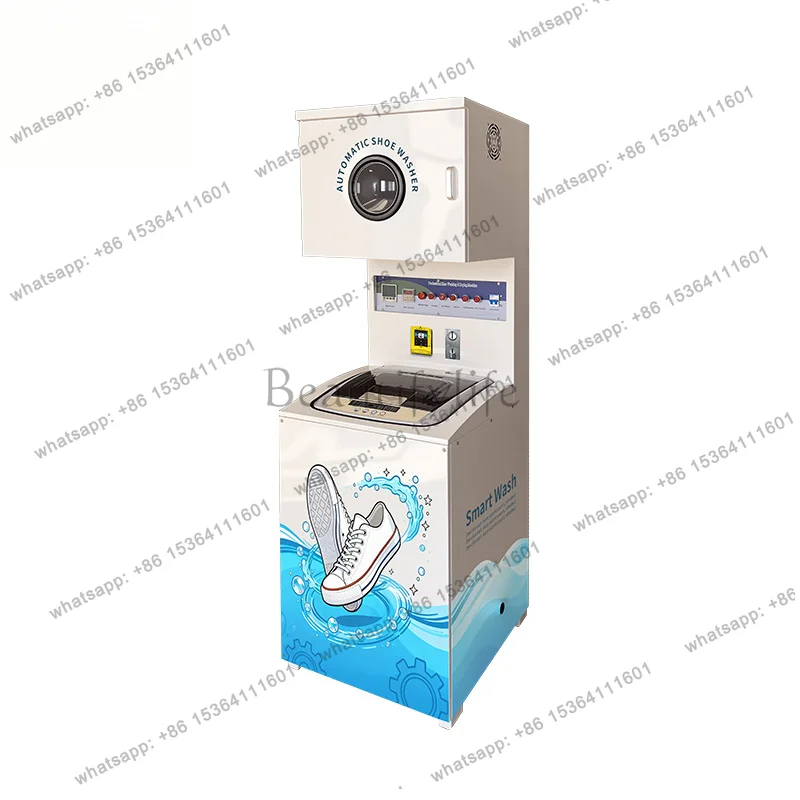 24H Unattended Automatic Shoe Washing Dehydration All-in-One Machine Shoe Brushing Washer for School Gym Public Area Customized