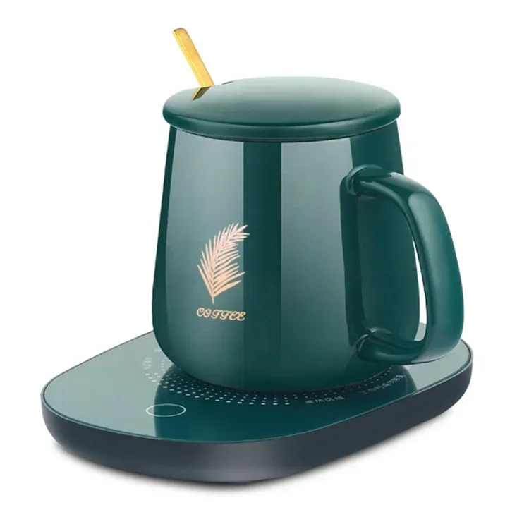 # CK-W01 2 In 1 Design Warm Cup 55 Degree Smart Ceramic Warm Coffee Mug Heating Cup #
