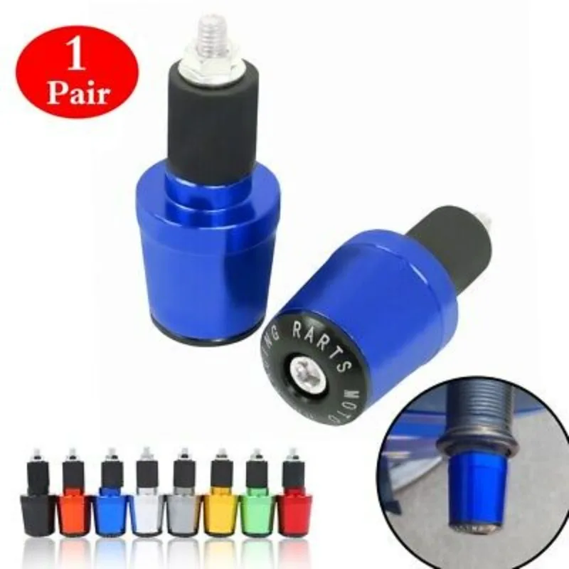 Empuñaduras universales para manillar de motocicleta, extremos de manillar, tapones de pesas para BMW PCX Honda SUZUKI Kawasaki Vespa, 22mm