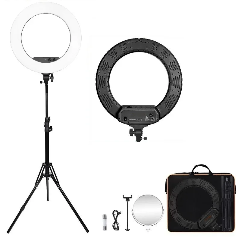 

FOSOTO LF-R480 18 inch Video Camera Flash Makeup Beuty dimmable photo photographic light 100W Led Ring Light For Youtube Tiktok