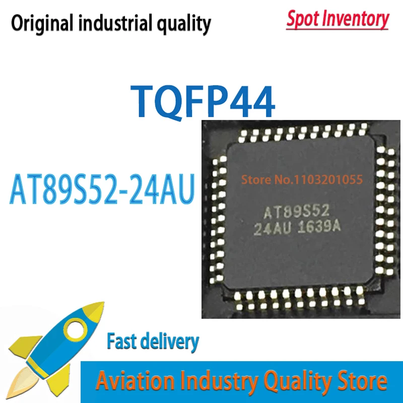 50pcs/lots  AT89S52-24AU AT89S52 89S52 TQFP44     Brand new in stock