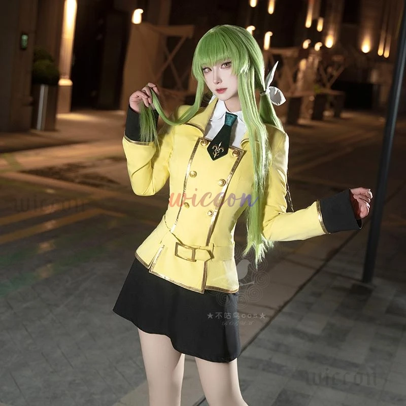 Anime Code Queen Geass CC Cosplay Costume School Uniform Halloween CODE Costume GEASS Lelouch The Rebellion Lelouch Lamperouge