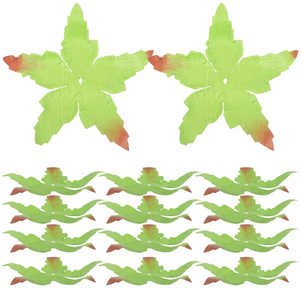 

60 шт. искусственных зеленых тканевых лепестков для роз, материалы для рукоделия, букетов и поделок