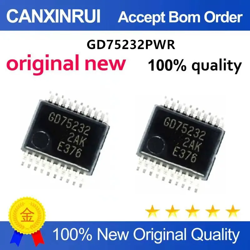 

Original New 100% quality GD75232 GD75232DWR SOP20 7.2 GD75232PWR TSSOP20 Integrated circuit IC chip