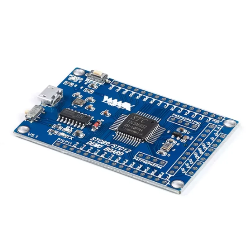 2pcs STC12 Core Board STC12C5A60S2 51 Microcontroller Development Board with Dual Serial Ports