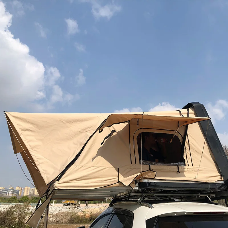 

Outdoor camping Oxford cloth waterproof tent SUV roof side open side door two starting approval