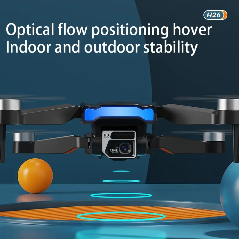 Die h26 pro-Drohne hat eine 15-minütige Reichweite von 12000m optischer Fluss lokal isierung mit drei Hindernis vermeidung funktionen