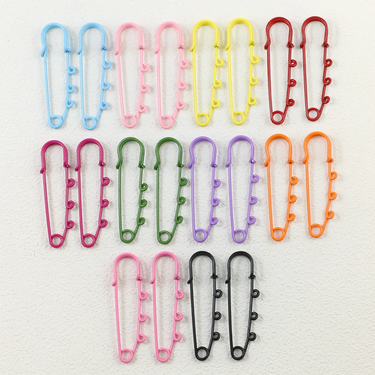 5~10pcs Zinc Alloy Metal Large Safety Pins Brooch Base Hook for For DIY Lock Jewelry Blankets Clothes Craft Making Accessory