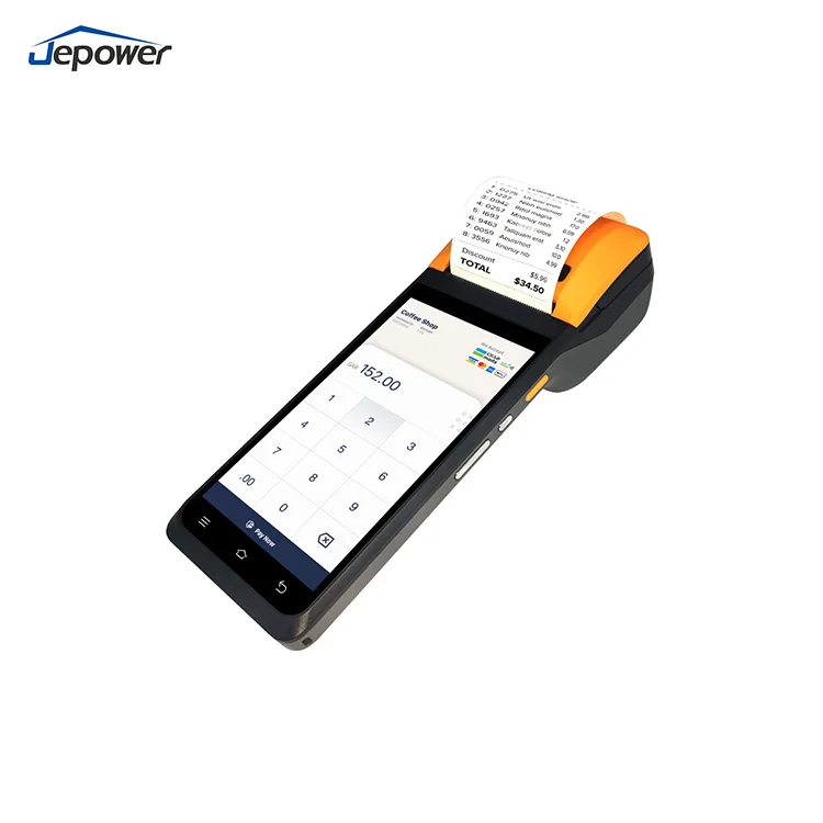 Perangkat POS Android 5,5 Inci dengan Layar IPS, Pembaca NFC, dan Fitur Pemesanan & Pembayaran Mobile