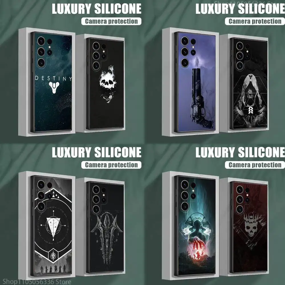 

D-Destiny 2 Game Phone Case For Samsung S25,S24,S23,S22,S21,S20,S10,Ultra,Plus,Lite,FE,Soft Silicone Black Cover
