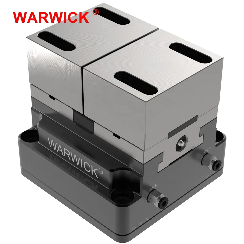 KSP2-100+TRZ-100 Pneumatic Concentric Vise Durable Zero-point 5 Axis air Chuck for