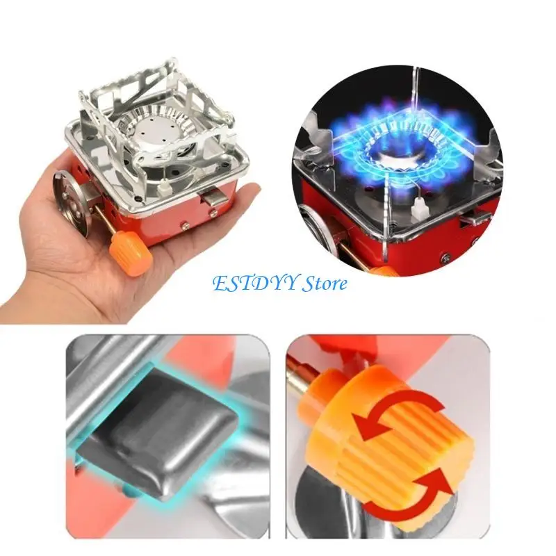 

G6DE Folding Camping Gas Burners Burning Stove Camp Gas Stove Gas Stove Outdoor Small Stove Folding Camp Stove Stove