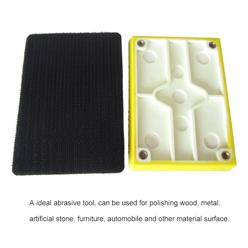 Sanding Pad 70*100mm Hook and Loop Sander Backing Plate  Abrasive tools Grinder for Sandpaper Woodworking Sanding Polishing