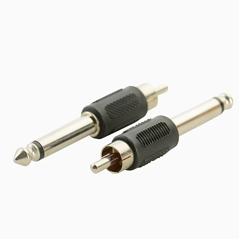 6.35MM Revolution RCA Public Mono Audio Adapter Power Amplifier Lotus Male Plug 6.5MM Male Adapter Plug