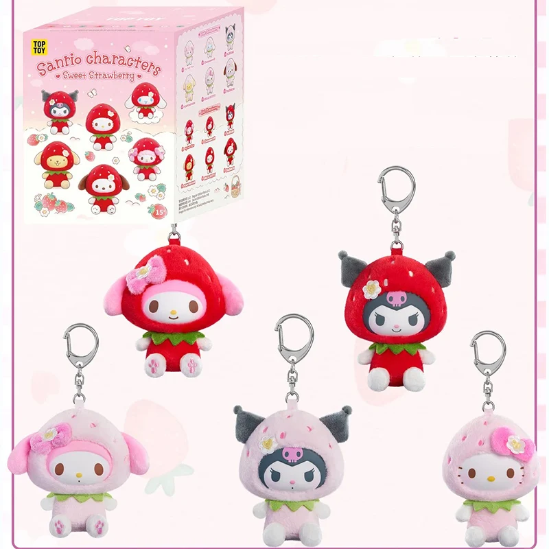 

Genuine Sanrio Strawberry Sweetness Series Mini Blind Box Cute Bag Pendant Mysterious Surprise Box Fashionable And Popular Dolls