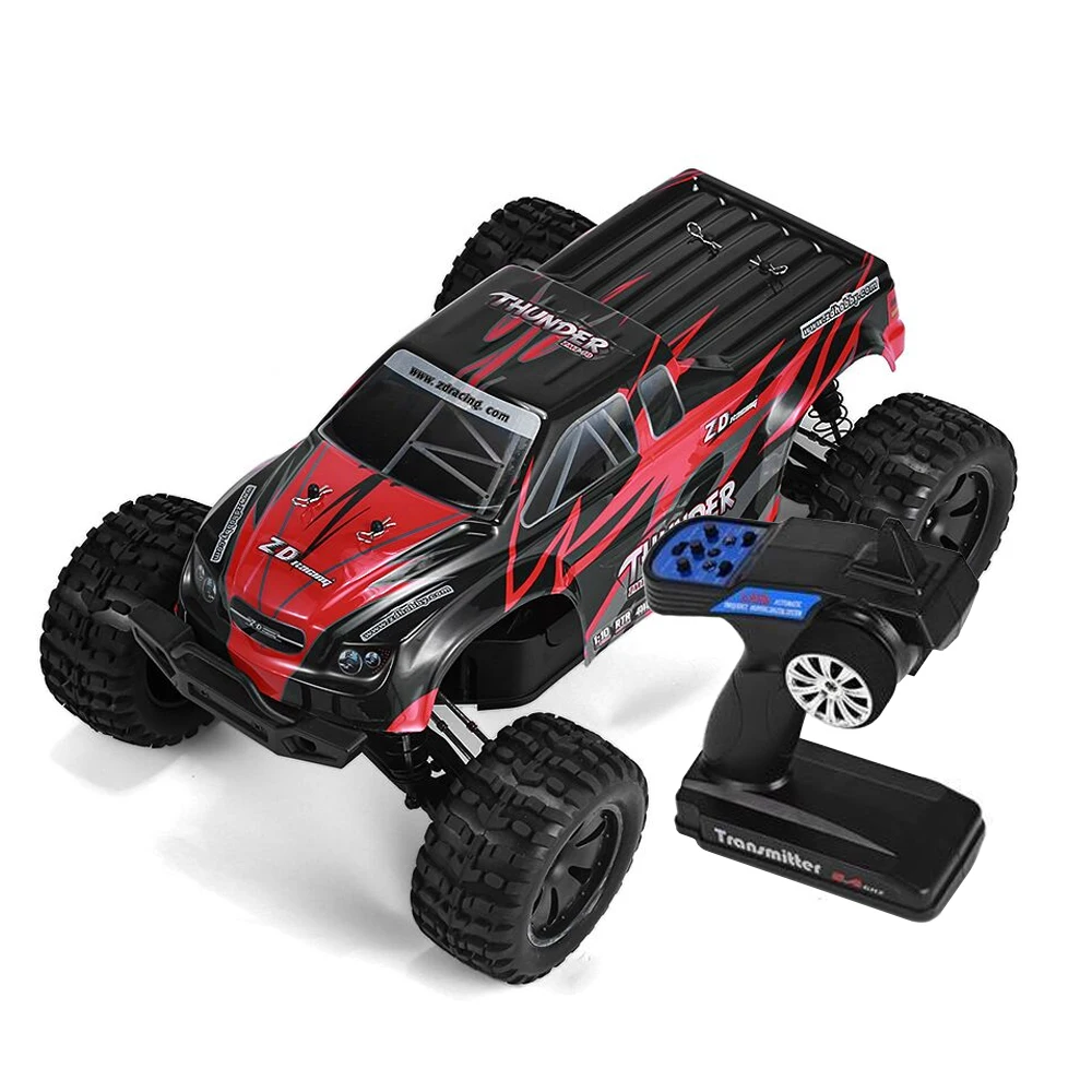 ZD Racing 9106-S 2S 2.4G 4WD 1/10 Brushless Electric Monster Truck 70KM/H RTR RC Car 2CH Remote Control 150m Distance Toy Gift