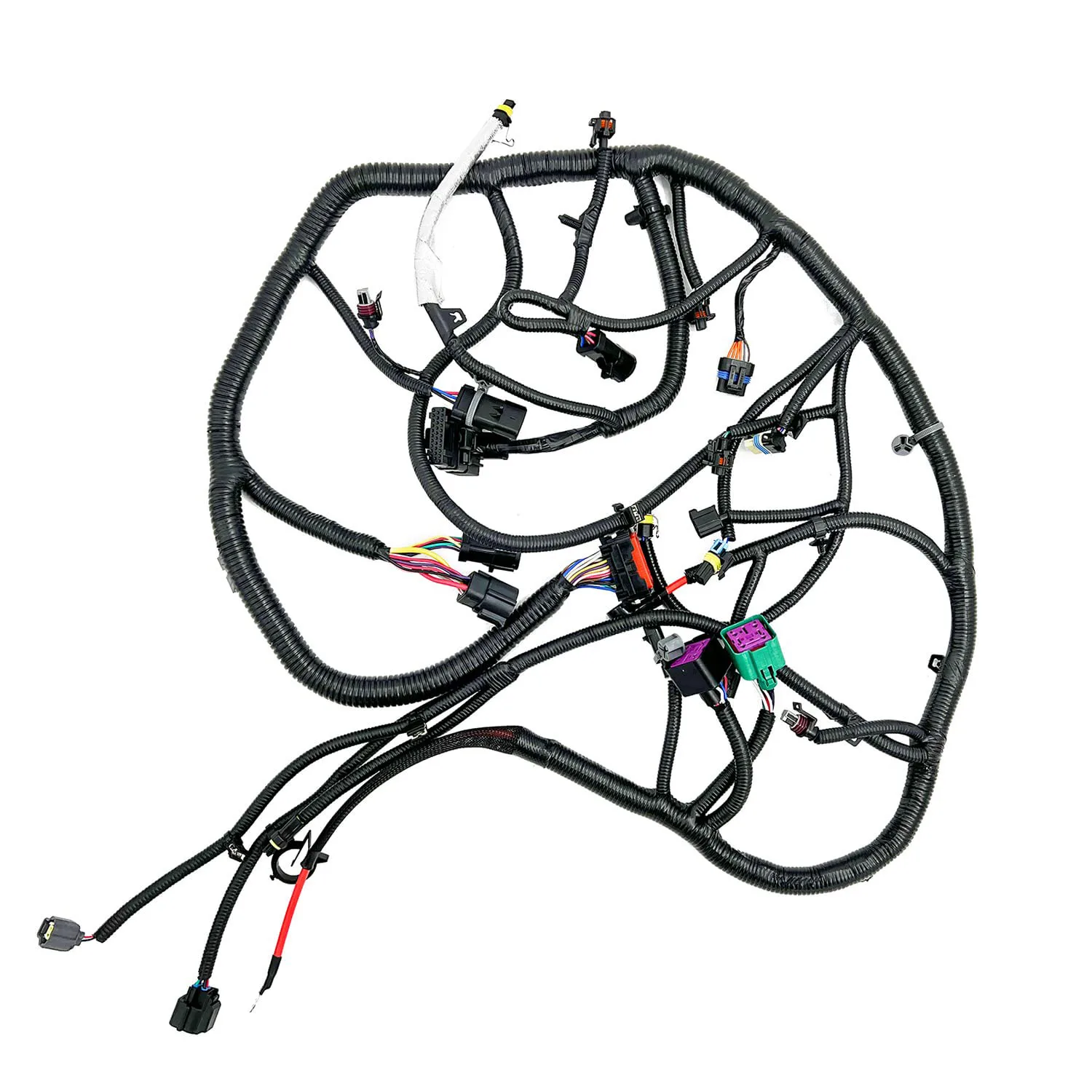 for 2004 Ford Excursion & Super Duty 6.0L Engine Wiring Harness 4C3Z-12B637-CA Nylon Insulated for Automotive Use