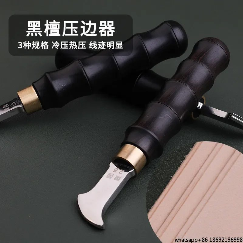 Leather Edge Linerhot Pressed Edge Crimper Handmade DIY  Goods Leather Edging Tool Grooving Machine