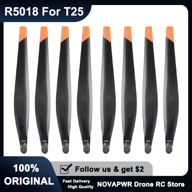 

R5018 Carbon-Fiber Folding Propellers Blades Accessories For DJI T25 Agricultural Spraying Drone