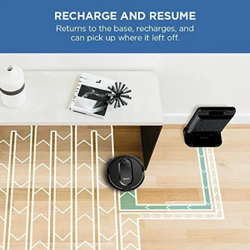 TGBFShark AV1010AE IQ Robot Vacuum with XL Self-Empty Base,Bagless,45-Day Capacity,Advanced Navigation,Alexa & Wi-Fi,Multi-,Ali