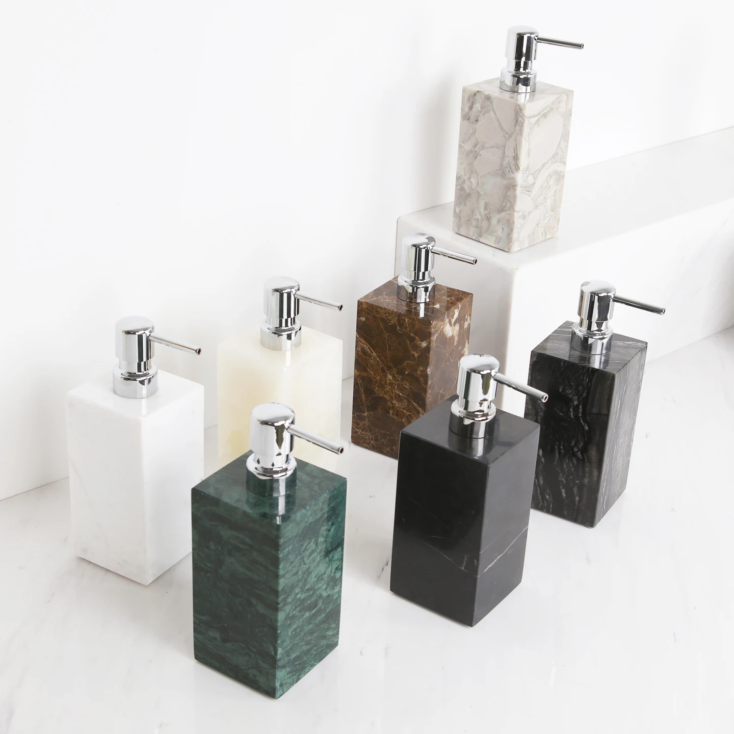 

Modern Marble Liquid Soap Bottle Bathroom Press Soap Dispenser Shower Gel Shampoo Soap Dispenser Bathroom Accessories Decoration