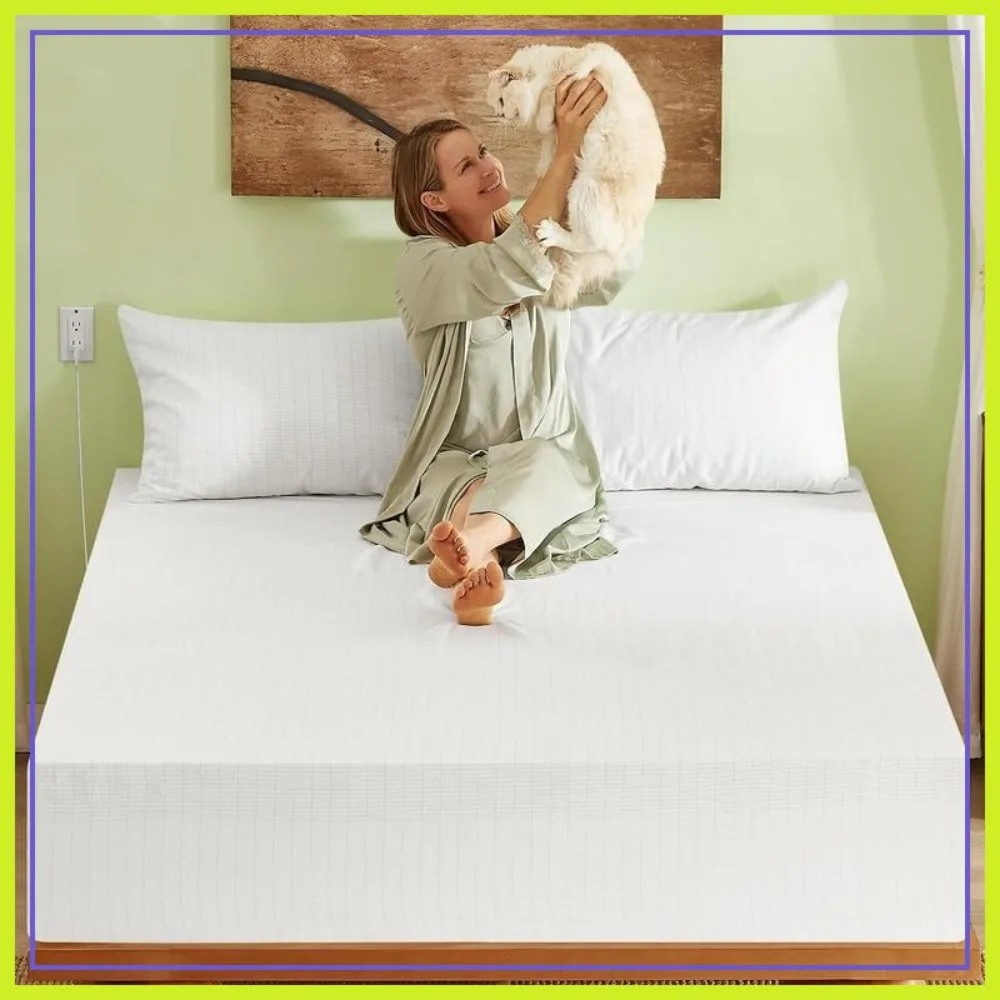 

Grounding Sheets, 90% Viscose from Bamboo, 10% Silver Infused, 15" Deep Pocket, Queen White 60x80