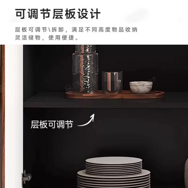 ตู้เก็บของสไตล์ยุคกลางติดผนัง พร้อมลิ้นชักแบบริบบิ้นไม้วอลนัทในตัว