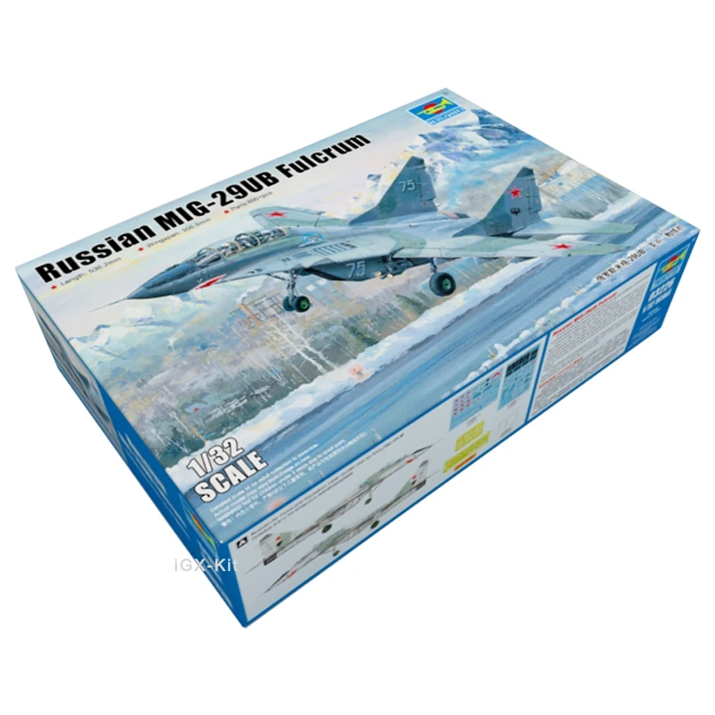 Trumpeter 03226 1/32 Scale Russian Mig29 MIG-29C Fulcrum Fighter Toy Craft Hobby Military Assembly Plastic Model Building Kit