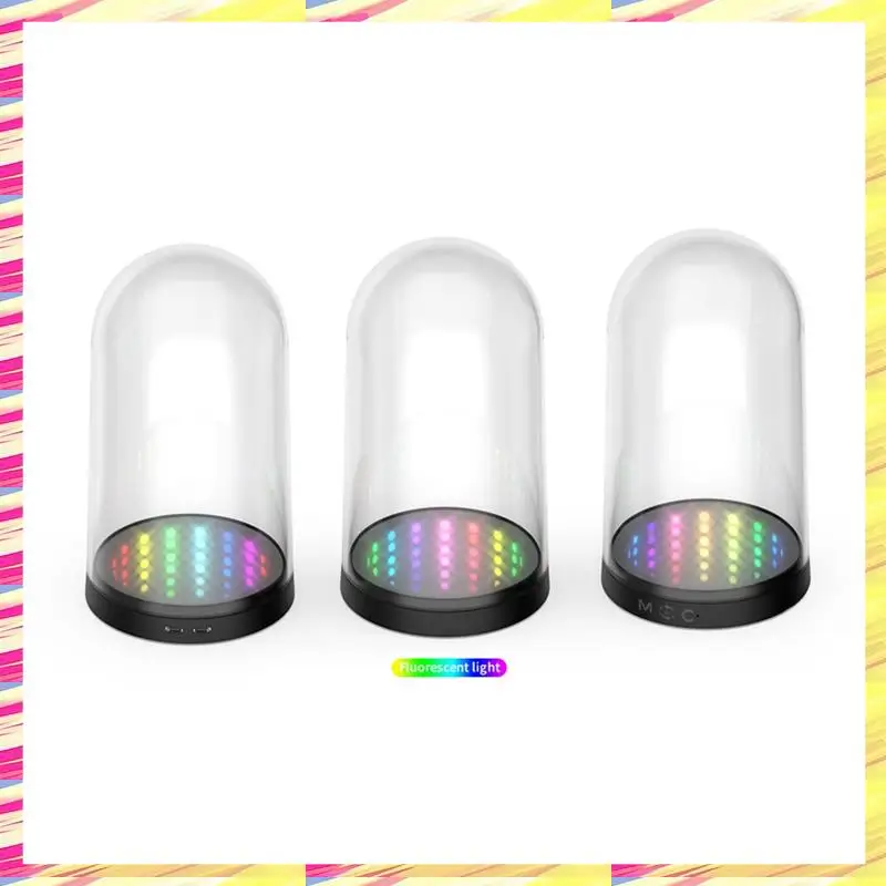 

ABJJ Game Thousand-Layer Mirror Sound-Controlled RGB Lighting Display Box Figure Storage Transparent Storage Box
