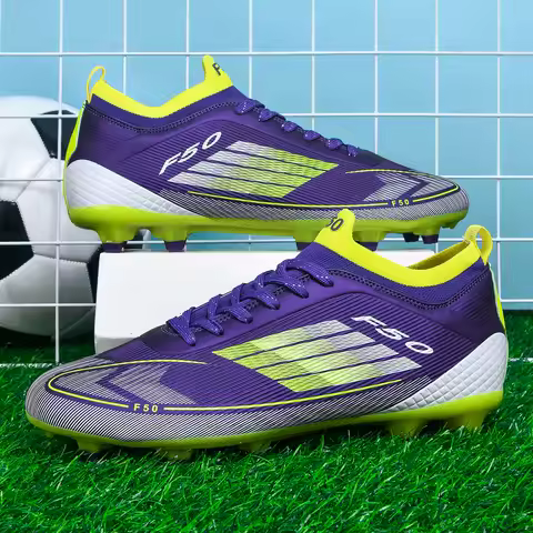 TF/FG Men Football Shoes Society Cleats Fast Soccer Shoes Non-Slip Grass Training Football Field Boots Sneaker Match Unisex
