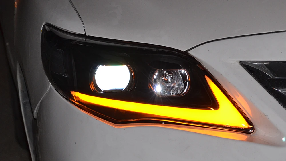 VLAND Led Daytime Running Light For Toyota Corolla 2011 2012 2013 Auto DRL Headlight Front Cover Fog Lamp Car Accessorie