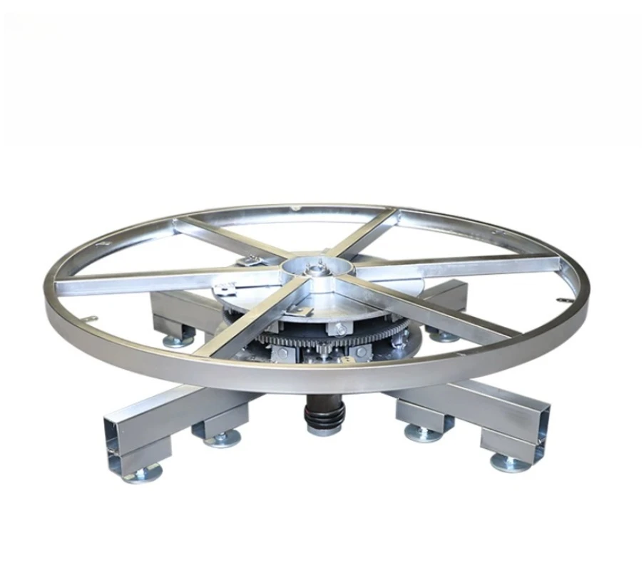 Electric remote control stage turntable industrial display speed adjustable steel frame rotating base display stand